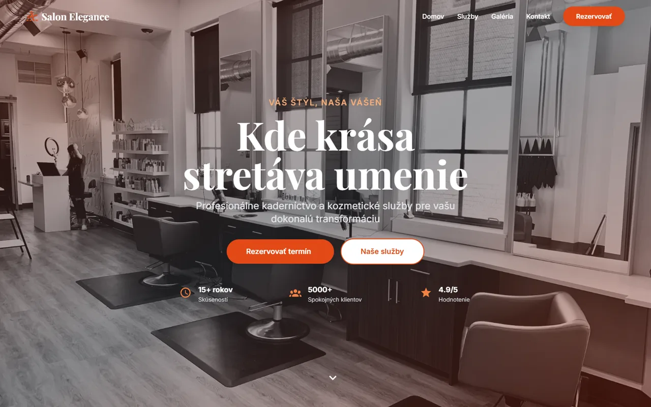 Náhľad dema Salon Elegance